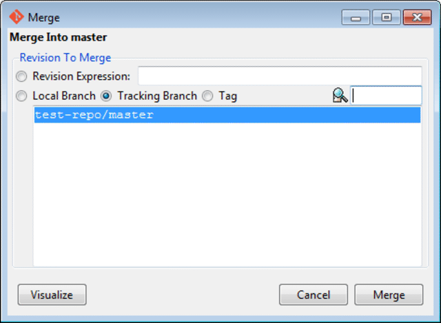 git gui local merge