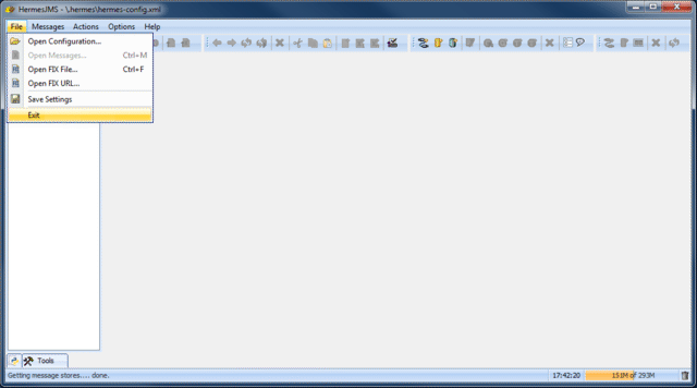 hermesjms quit windows