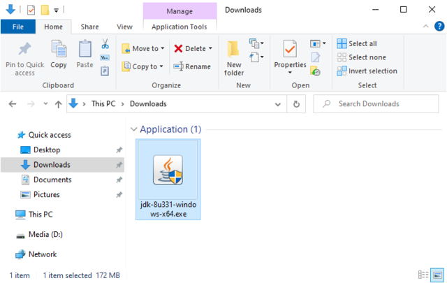windows java 8 oracle jdk installer executable